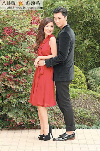 在劇中激情滿瀉的李詩韻與王浩信，私下玩得相當投契。