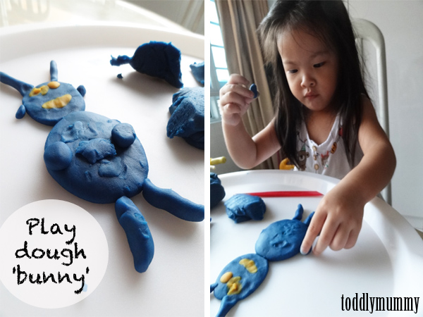 Play dough bunny