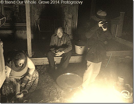 Solstice  winter 2014 grove and family