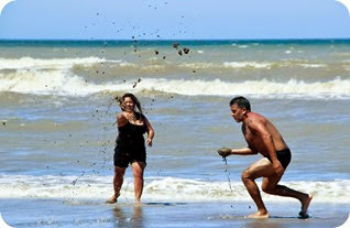 Los turistas disfrutaron de las playas del partido de La Costa