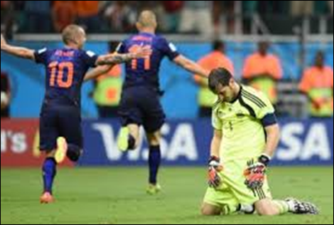 Holanda humilla a España  por goleada