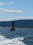 Martha, watch out for that channel marker!  And remember - red right returning!  We don't want to get lost.