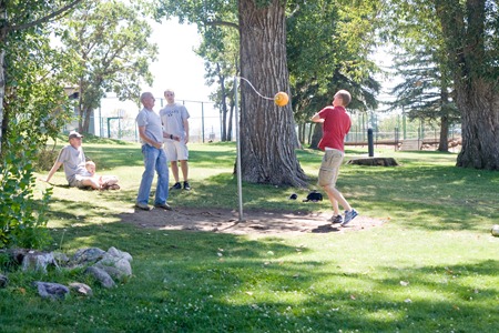 quincy reunion 9.4.2012 - dad james tetherball 5