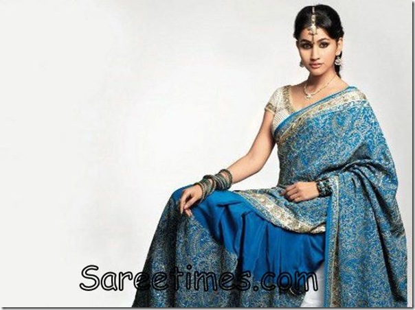 Anjali_Lavania_Blue_Designer_Saree