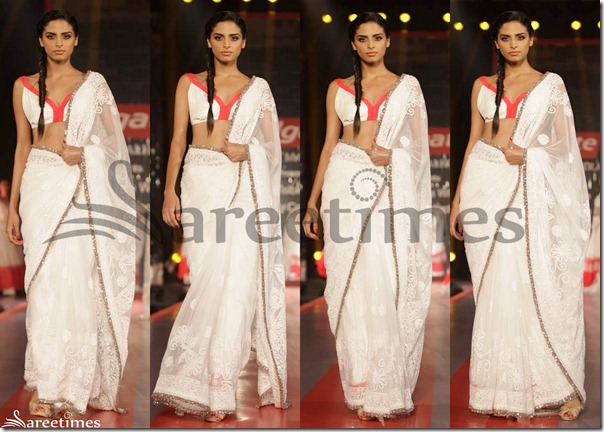 Manish_Malhotra_White_Saree