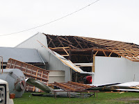 Damage on 111th Avenue in Henry County Damage on 111th Avenue in Henry County