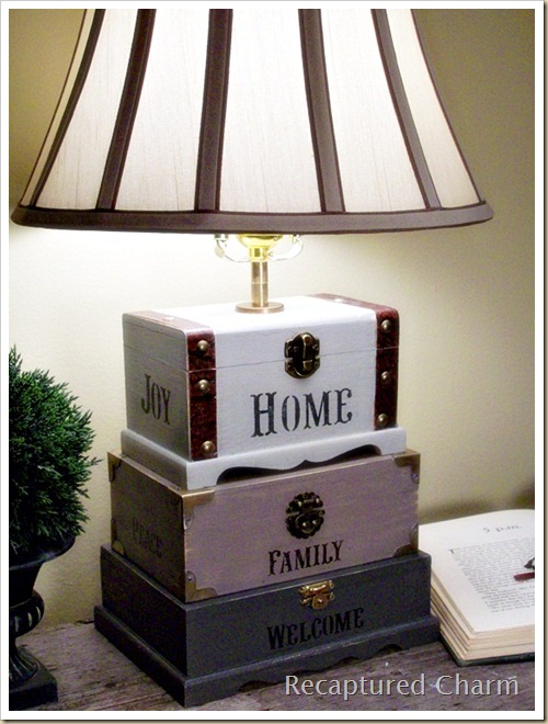 Recaptured Charm Craft Box Lamp