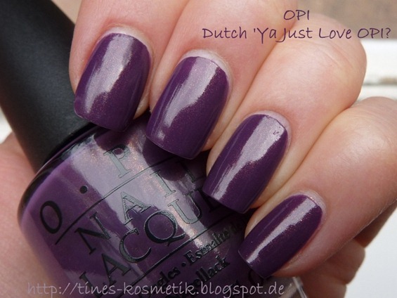 Dutch Ya Just Love OPI 1