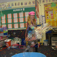 Preschoolers Enjoying Silly Sally! 2.29.12