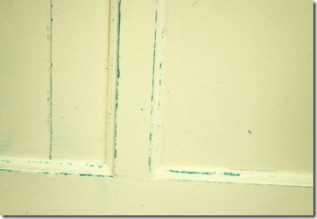 chipy distressed headboard