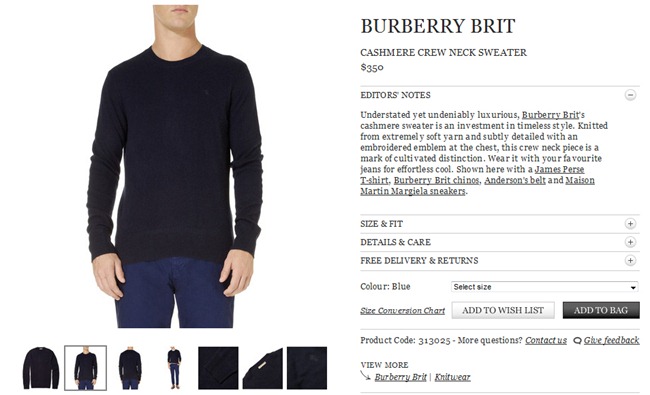 Burberry Sweater copy