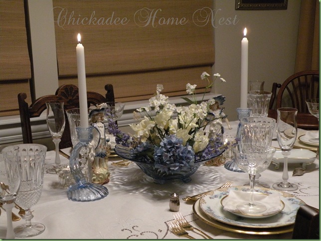 Little Boy Blue Spring Tablescape