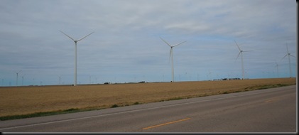 wind farm along Hwy 56 near Spearville, KS
