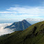 Merapi steaming away in the morning
