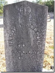 Hardy J. Sellers CW Tombstone