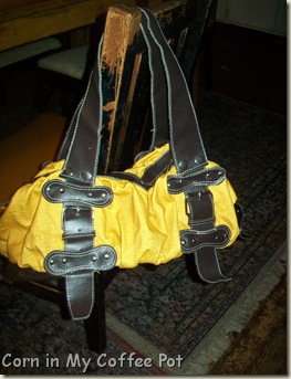 Yellow purse- Sewing