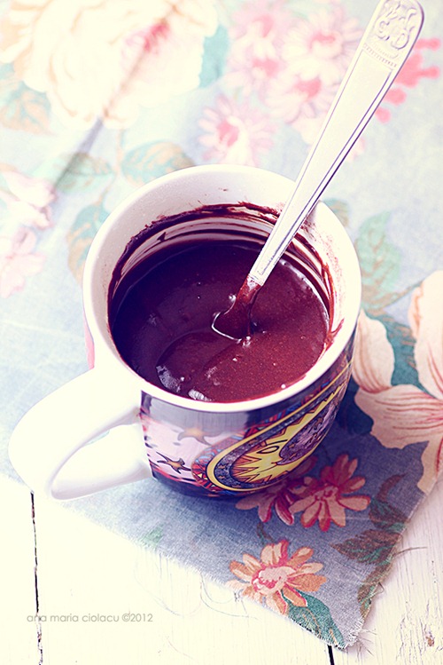 Chocolate mug cake 3