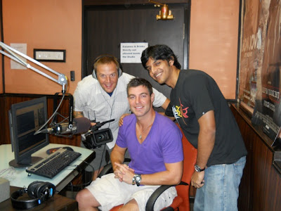 In the Indigo studio with Sriram, Josh and Jeff