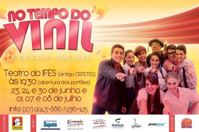 No Tempo do vinil - cartaz