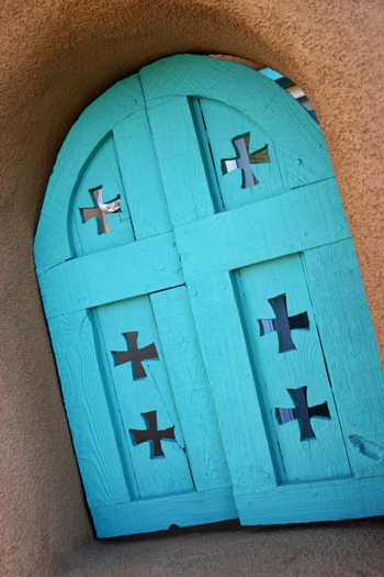 TURQUOISE SHUTTERS