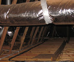 Look how clean and square we run our wire the yellow wire is the electricians the difference is in the details