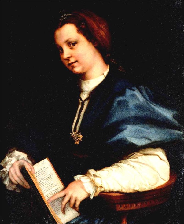 Andrea Del Sarto, Jeune fille lisant Pétrarque Andrea Del Sarto, Jeune fille lisant Pétrarque