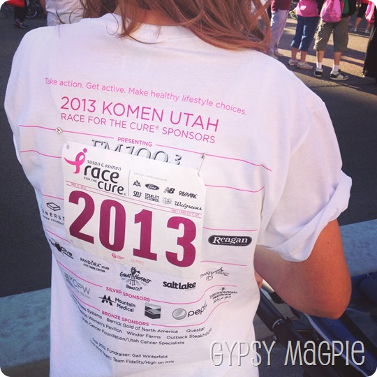 Gypsy Magpie 2013 Race for the Cure SLC Gypsy Magpie 2013 Race for the Cure SLC