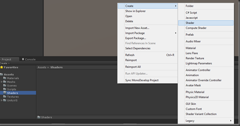 Xbox One Indie Development Unity3d Shaders