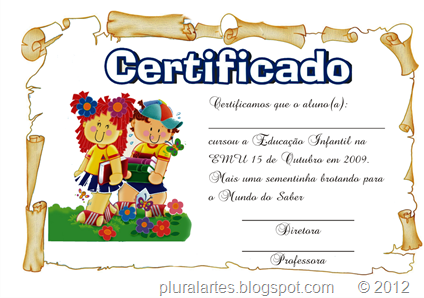 Certificado Pré3a