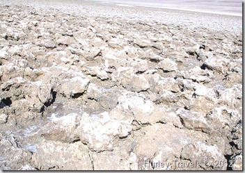 The Devil's Golf Course is named because no one but the devil would begin to consider golfing here. The formations where the lake evaporated in Death Valley to create these strange wiggly mounds was another one of those unique sites. Devil's Golf Course