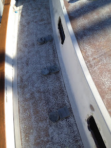 Epoxying the "islands"