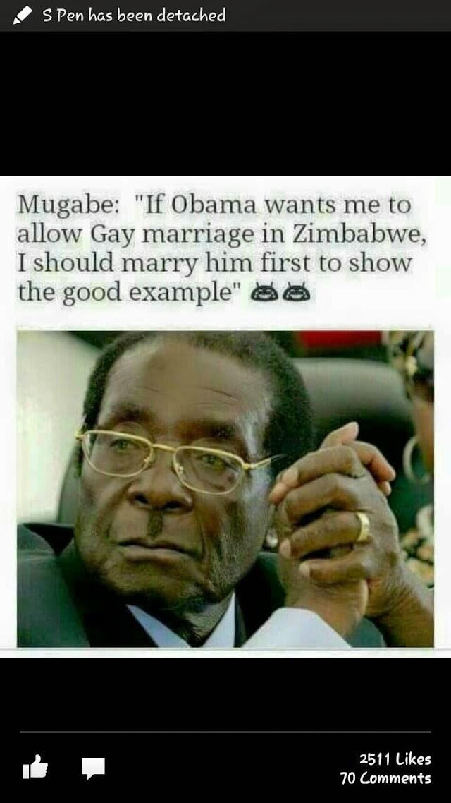 LAWAK ANTARABANGSA: MUGABE VS OBAMA