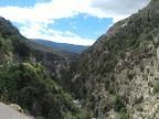 Fabulous descent from the Col du Mont Cenis down into Italy..