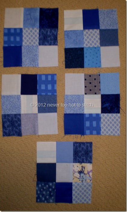 2012 blue nine patch 2012 blue nine patch
