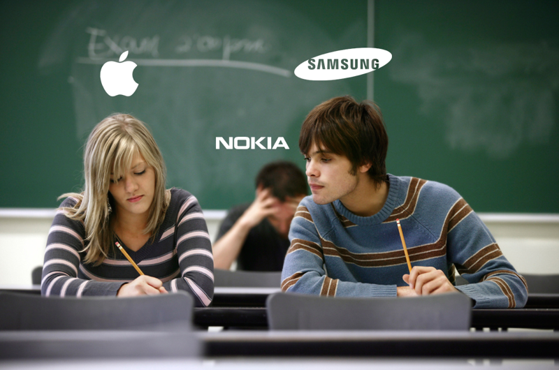 Apple Samsung Nokia