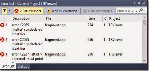 29 errors 29 errors