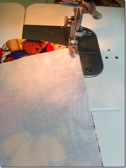 sewing starts