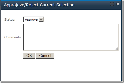 Approve/Reject Multiple Items of List in SharePoint 2010