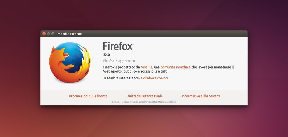Mozilla Firefox 32 in Ubuntu