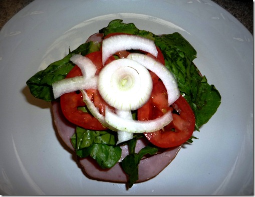 4. Lechuga,tomate, cebolla
