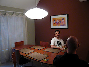 At Deane and Amy's for dinner