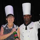 Chefs Sue and Menino Receive Congratulations - Celebrity Summit