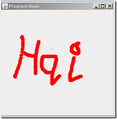 program kuas dengan java
