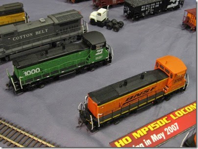 IMG_5357 HO-Scale MP15DCs by Atlas at the WGH Show in Portland, OR on February 17, 2007