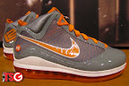 Releasing Now: Nike LeBron 7 Grey / Orange <strike>Eastbay</strike> Exclusive nike air max lebron 7 ss grey white orange 1 04 Releasing Now: Nike LeBron 7 Grey / Orange <strike>Eastbay</strike> Exclusive