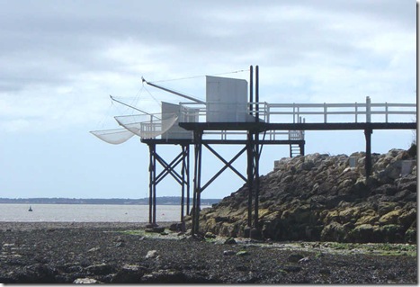 Carrelets at Talmont-sur-Gironde