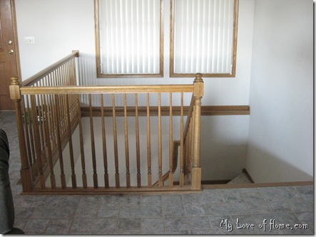 Looking toward stairs