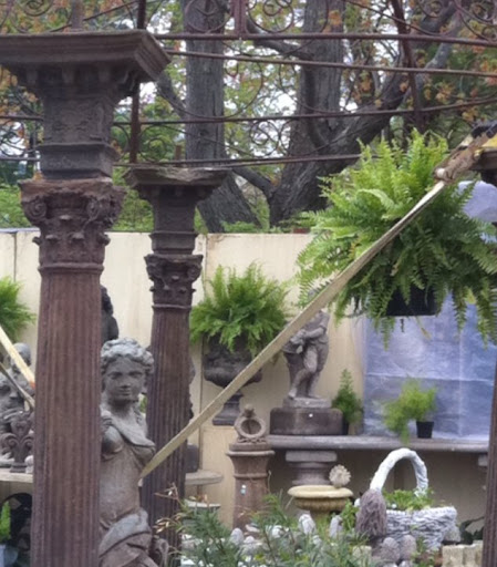 There are also a number of garden ornament dealers that attend Brimfield.