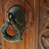 A door handle at Isurumuniya Vihara
