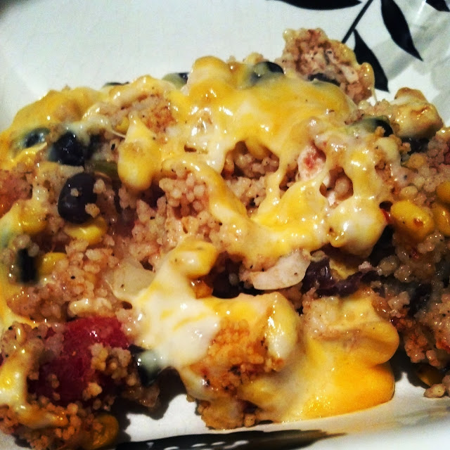 An Onion Exposed Chicken & Couscous Casserole